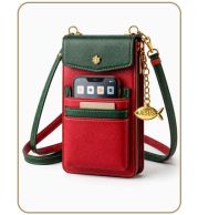 Leather Phone Sling Wallet – Versatile Leather Phone Sling Wallet with Card Slots